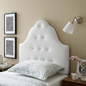 Modway Sovereign Twin Upholstered Vinyl Headboard MOD-5169-WHI White