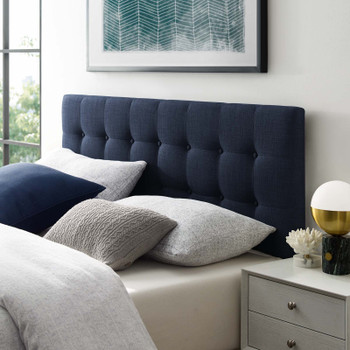 Modway Emily King Upholstered Fabric Headboard MOD-5174-NAV Navy