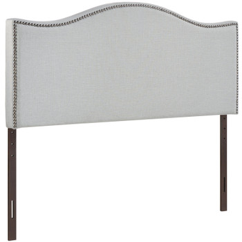 Modway Curl Queen Nailhead Upholstered Headboard MOD-5206-GRY Sky Gray