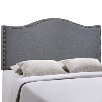 Modway Curl Queen Nailhead Upholstered Headboard MOD-5206-SMK Smoke