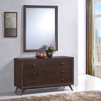 Modway Tracy Dresser and Mirror MOD-5310-CAP-SET Cappuccino