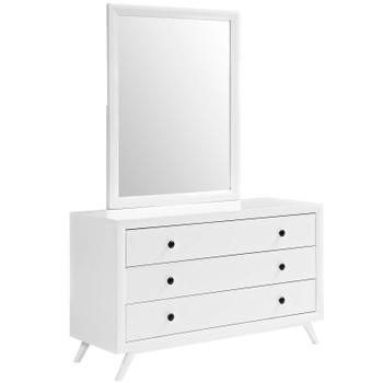 Modway Tracy Dresser and Mirror MOD-5310-WHI-SET White