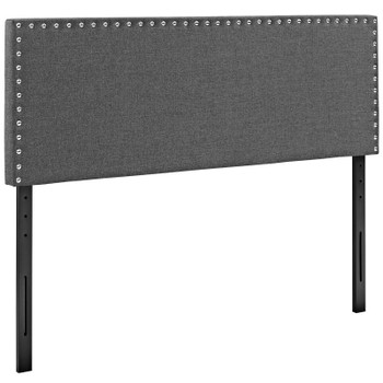 Modway Phoebe Queen Upholstered Fabric Headboard MOD-5386-GRY Gray