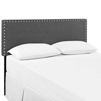 Modway Phoebe King Upholstered Fabric Headboard MOD-5388-GRY Gray