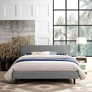 Modway Anya Full Fabric Bed MOD-5418-LGR Light Gray