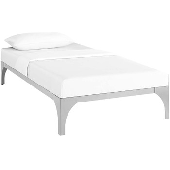 Modway Ollie Twin Bed Frame MOD-5430-SLV Silver