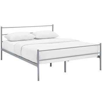 Modway Alina Full Platform Bed Frame MOD-5552-GRY-SET Gray