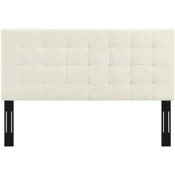 Modway Paisley Tufted Twin Upholstered Performance Velvet Headboard MOD-5847-IVO Ivory