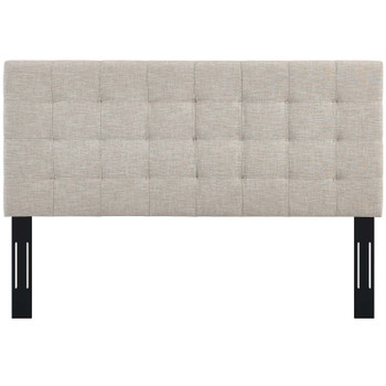Modway Paisley Tufted Full / Queen Upholstered Linen Fabric Headboard MOD-5852-BEI Beige