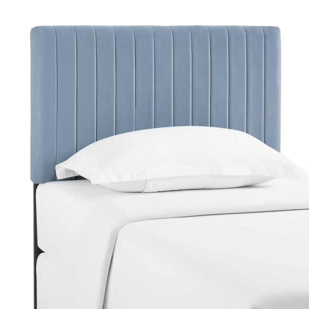 Modway Keira Twin Performance Velvet Headboard MOD-6093-LBU Light Blue