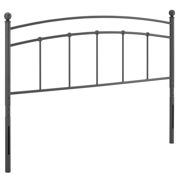 Modway Abigail Twin Metal Headboard MOD-6156-GRY In Gray