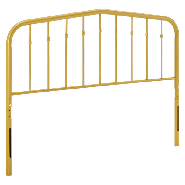 Modway Lennon Twin Metal Headboard MOD-6164-GLD In Gold Finish