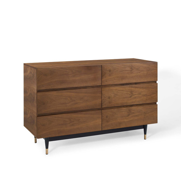 Modway Caima 6-Drawer 	Dresser MOD-6189-WAL