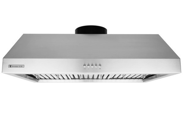 XtremeAir Ultra Series UL11-U36, 36" width, Baffle filters, 3-Speed Mechanical Buttons, Full Seamless, 1.0 mm Non-magnetic S.S, Under cabinet hood