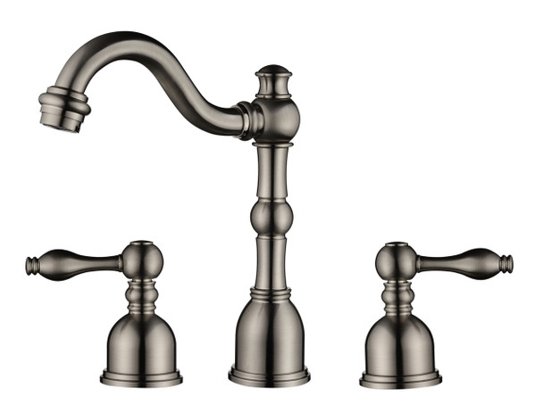 3 Hole lavatory faucet/Widespread in Oil Rubbed Bronze (Shown in Brush Nickel). N41518-ORB