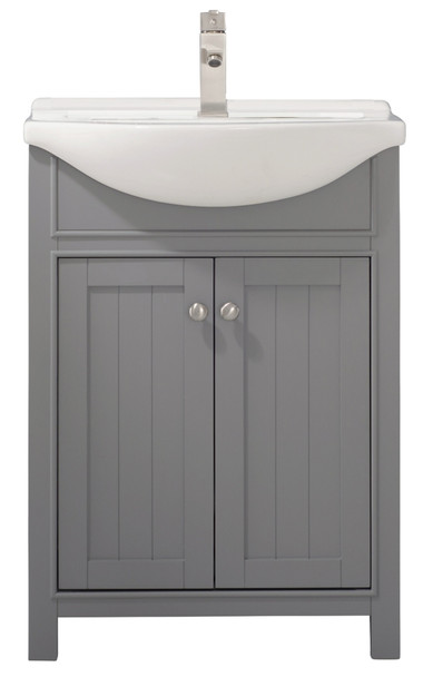 Design Element Marian 24" Single Sink Vanity In Gray S05-24-GY