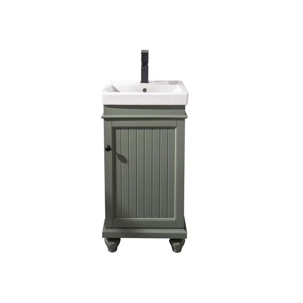 Legion Furniture 18" Pewter Green Sink Vanity WLF9318-PG