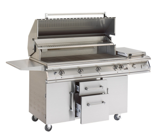 PGS Cart For Legacy Stainless Steel Portable Cart for Big Sur Grill, Cart Only WITHOUT Grill, S48CART
