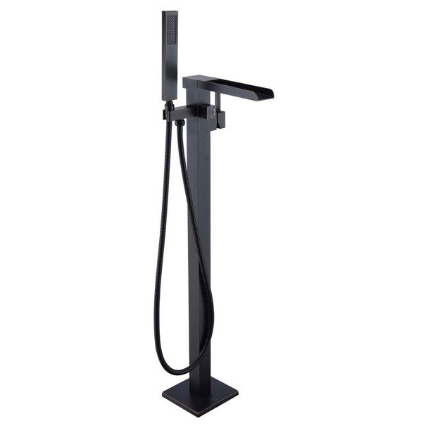 ANZZI Union Series Freestanding Bathtub Faucet in Oil Rubbed Bronze