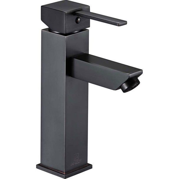 ANZZI Pygmy Single Hole Single Handle Bathroom Faucet in Oil Rubbed Bronze