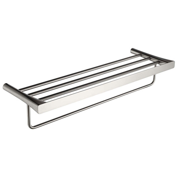 Anzzi Caster 3 Series Towel Rack in Brushed Nickel AC-AZ058BN