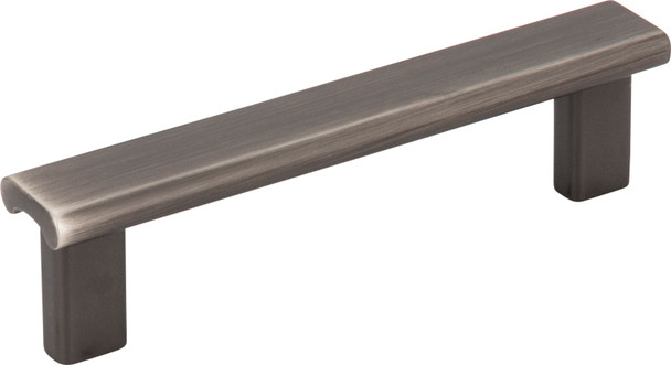 Elements 96 mm Center-to-Center Brushed Pewter Square Park Cabinet Pull 183-96BNBDL