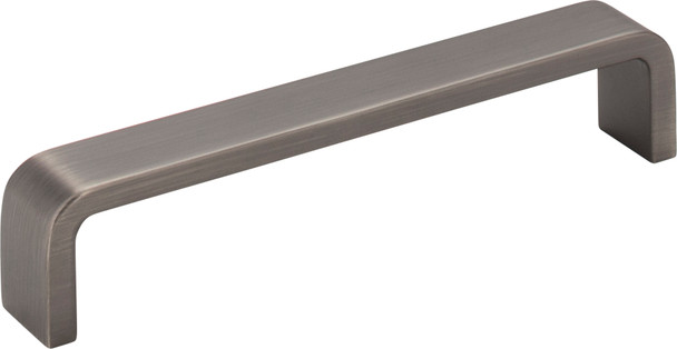 Elements 128 mm Center-to-Center Brushed Pewter Square Asher Cabinet Pull 193-128BNBDL