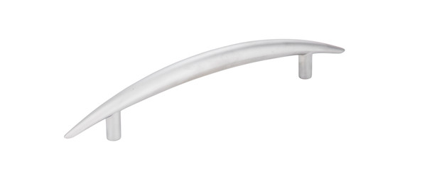 Elements 128 mm Center-to-Center Matte Silver Arched Verona Cabinet Pull 409223