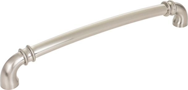 Jeffrey Alexander 12" Center-to-Center Satin Nickel Marie Appliance Handle 445-12SN