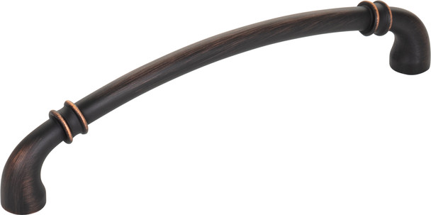 Jeffrey Alexander 160 mm Center-to-Center Brushed Oil Rubbed Bronze Marie Cabinet Pull 445-160DBAC