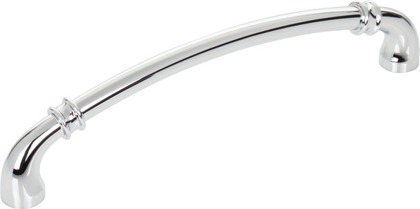 Jeffrey Alexander 160 mm Center-to-Center Polished Chrome Marie Cabinet Pull 445-160PC