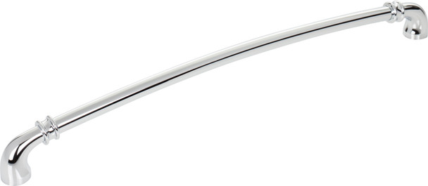 Jeffrey Alexander 305 mm Center-to-Center Polished Chrome Marie Cabinet Pull 445-305PC