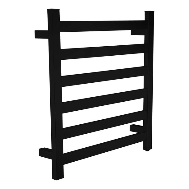 Note 6-Bar Stainless Steel Wall Mounted Towel Warmer in Matte Black