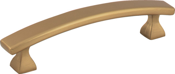 Elements 96 mm Center-to-Center Satin Bronze Square Hadly Cabinet Pull 449-96SBZ