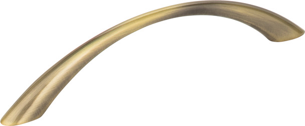 Elements 128 mm Center-to-Center Brushed Antique Brass Arched Kingsport Cabinet Pull 4655AB