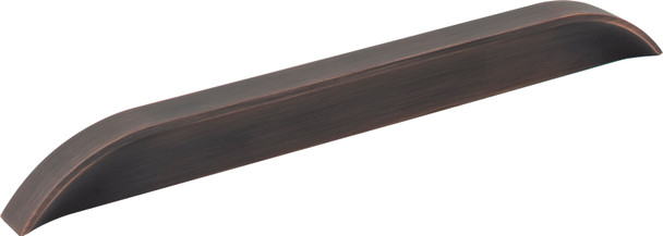 Jeffrey Alexander 192 mm / 224 mm  Center-to-Center Brushed Oil Rubbed Bronze Elara Cabinet Pinch Pull 484-192224DBAC