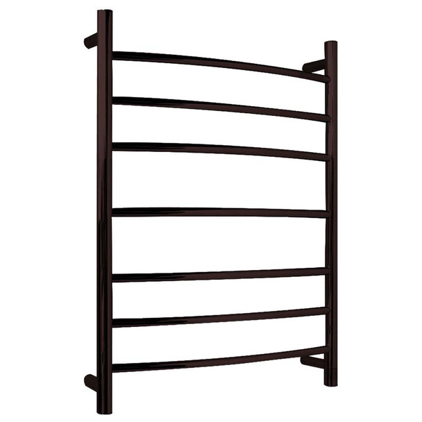 Gown 7-Bar Stainless Steel Wall Mounted Towel Warmer in Oil Rubbed Bronze