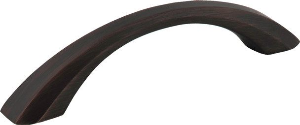 Jeffrey Alexander 96 mm Center-to-Center Brushed Oil Rubbed Bronze Wheeler Cabinet Pull 678-96DBAC