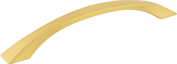 Jeffrey Alexander 160 mm Center-to-Center Brushed Gold Flared Philip Cabinet Pull 767-160BG