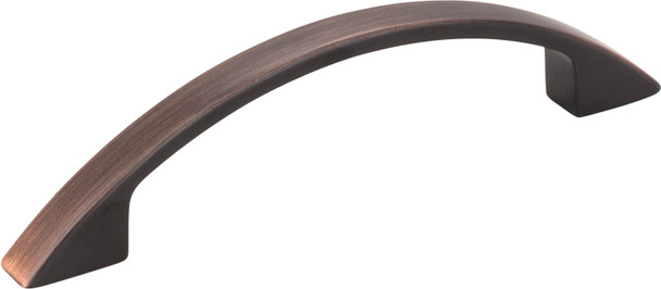 Elements 96 mm Center-to-Center Brushed Oil Rubbed Bronze Arched Somerset Cabinet Pull 80814-DBAC