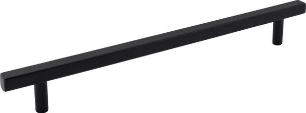 Jeffrey Alexander 12" Center-to-Center Matte Black Square Dominique Appliance Handle 845-12MB