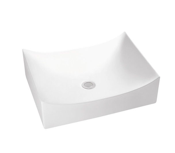 Porcelain White Artistic Bathroom Vessel-TP2300