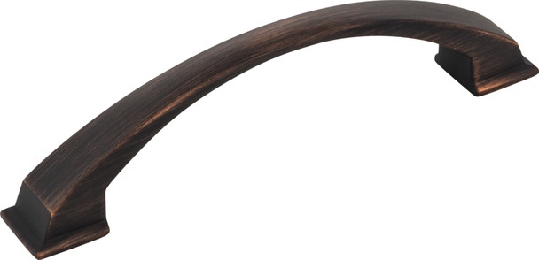 Jeffrey Alexander 128 mm Center-to-Center Brushed Oil Rubbed Bronze Arched Roman Cabinet Pull 944-128DBAC