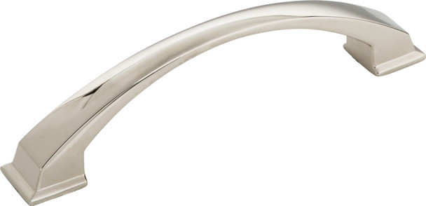 Jeffrey Alexander 128 mm Center-to-Center Polished Nickel Arched Roman Cabinet Pull 944-128NI