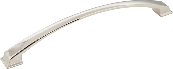 Jeffrey Alexander 224 mm Center-to-Center Polished Nickel Arched Roman Cabinet Pull 944-224NI