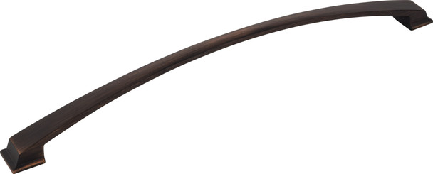 Jeffrey Alexander 305 mm Center-to-Center Brushed Oil Rubbed Bronze Arched Roman Cabinet Pull 944-305DBAC