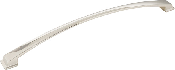 Jeffrey Alexander 305 mm Center-to-Center Polished Nickel Arched Roman Cabinet Pull 944-305NI