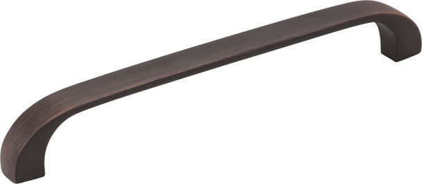 Elements 128 mm Center-to-Center Brushed Oil Rubbed Bronze Square Slade Cabinet Pull 984-128DBAC