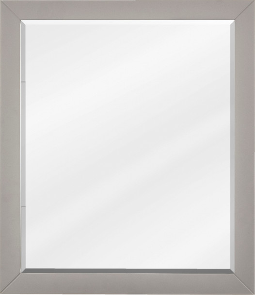 Jeffrey Alexander 24 W x 1" D x 28" H Grey Cade mirror MIR2CAD-24-GR