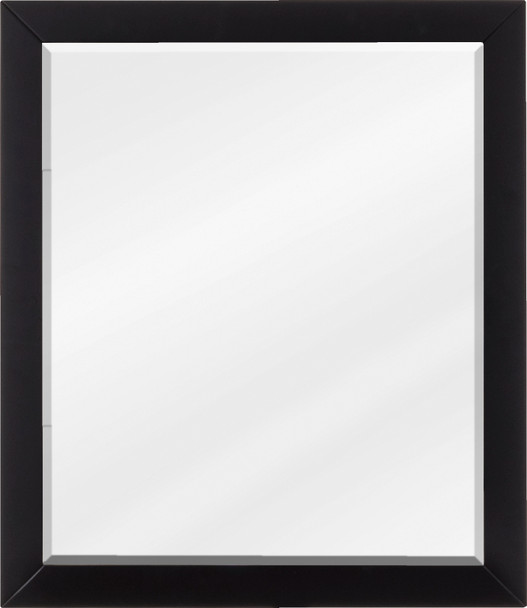 Jeffrey Alexander 24 W x 1" D x 28" H Black Cade mirror MIR2CAD-24-BK